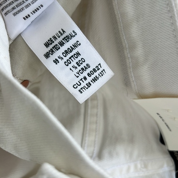 Citizens of Humanity Jolene white out high rise vintage slim 25 27 29 - Picture 9 of 14